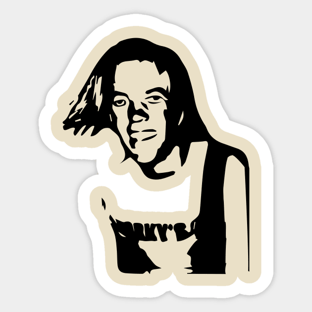 Young Bradley Nowell Sticker by NickiPostsStuff